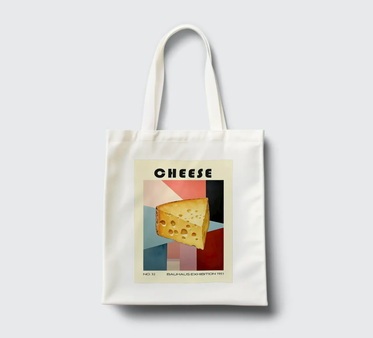 Formaggio Cucina di metà secolo borsa in juta da kakaka