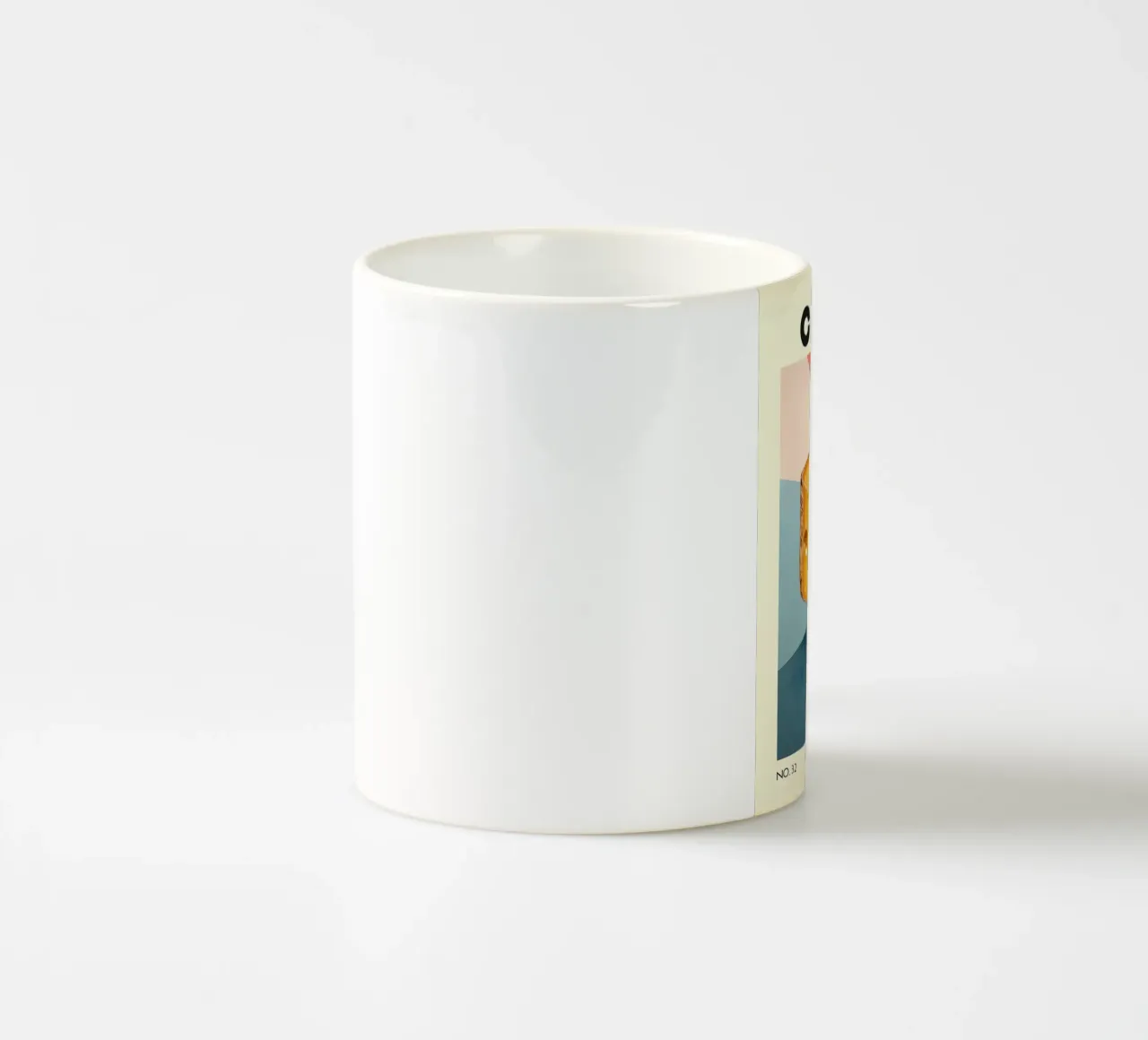 Formaggio Cucina di metà secolo tazza in ceramica da kakaka