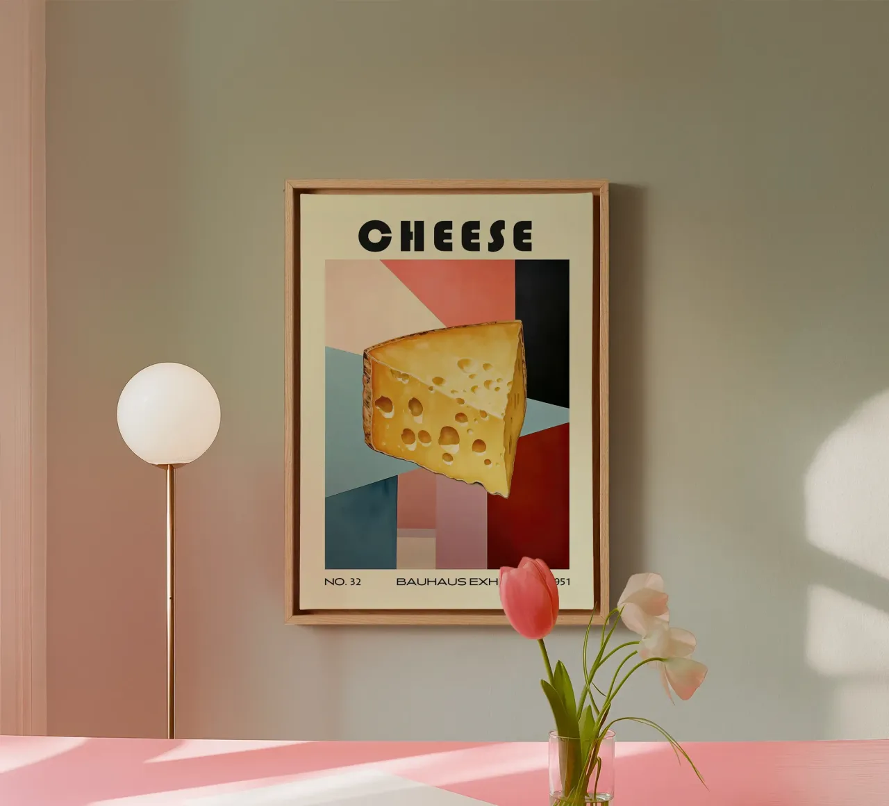 Formaggio Cucina di metà secolo tela da kakaka