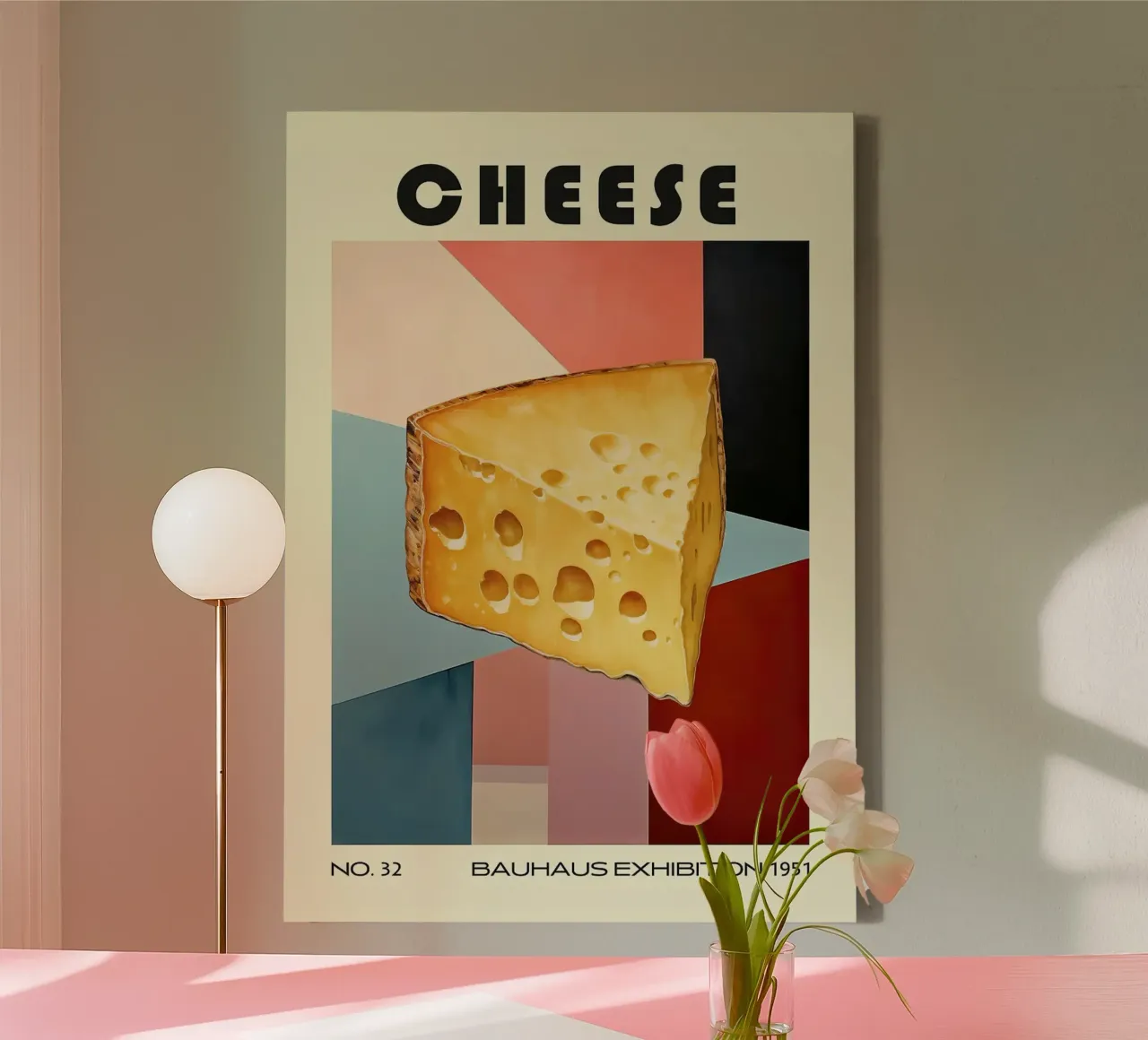 Formaggio Cucina di metà secolo tela da kakaka