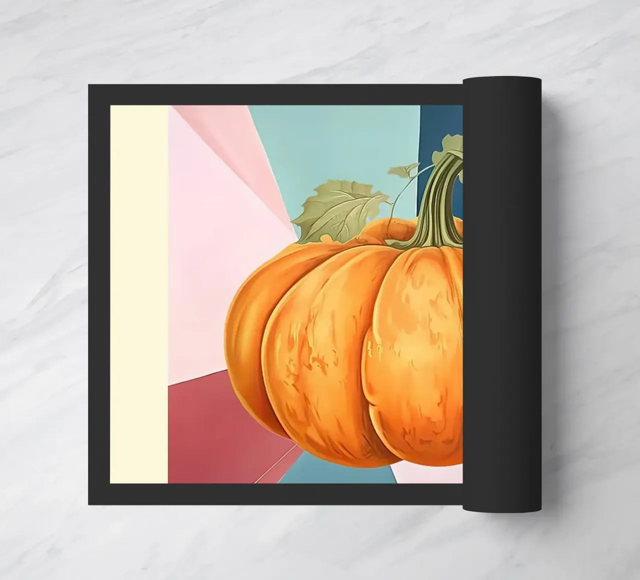 Cucina Bauhaus a forma di zucca, metà del secolo scorso zerbino da kakaka