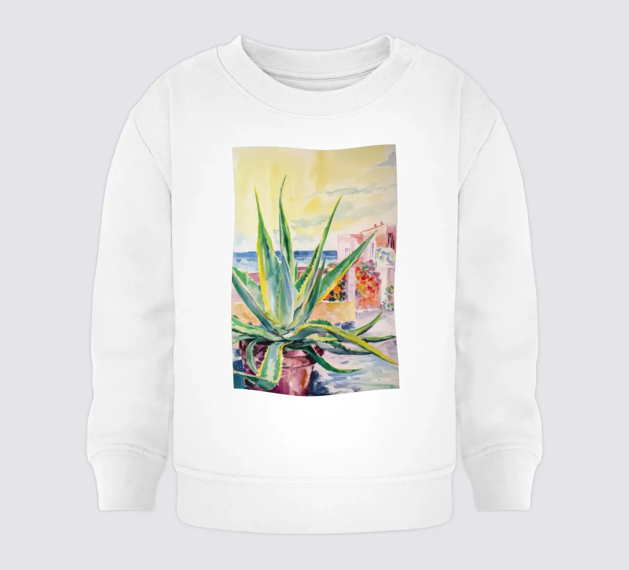 Agave Radiance Stillness felpa neonato da Angkasa Mist