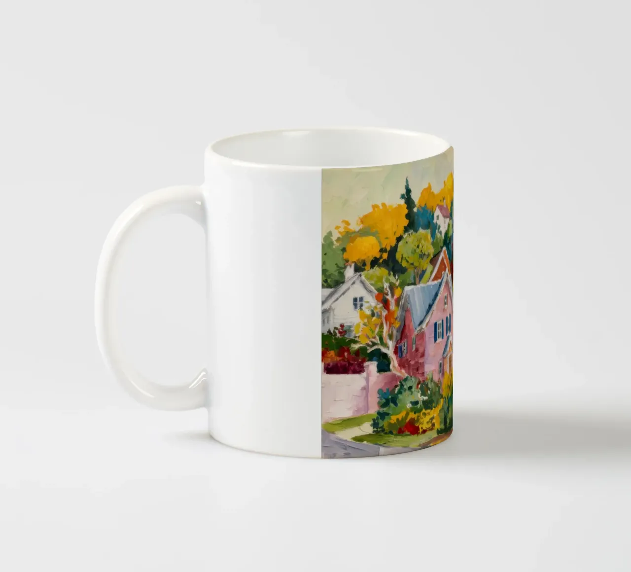 Patchwork del villaggio di Hillside tazza in ceramica da Angkasa Mist