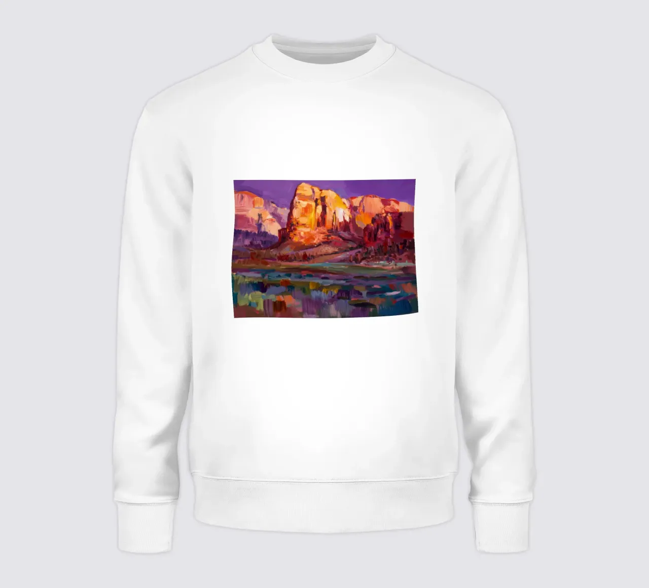 Violet Canyon schaduwen sweatshirt van Angkasa Mist