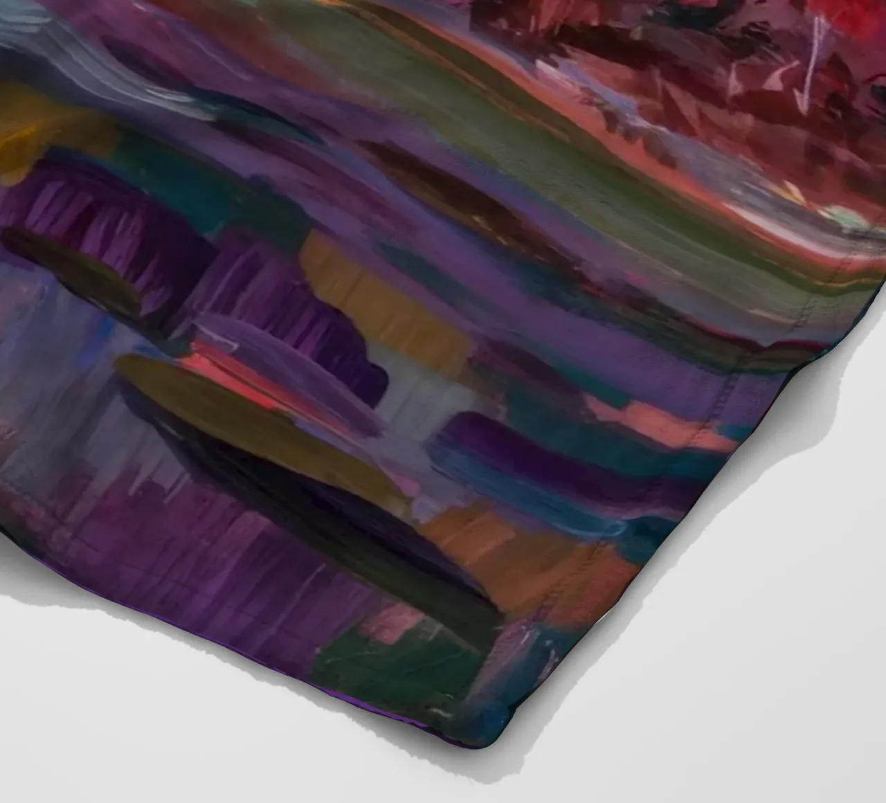 Violet Canyon schaduwen fleecedeken van Angkasa Mist