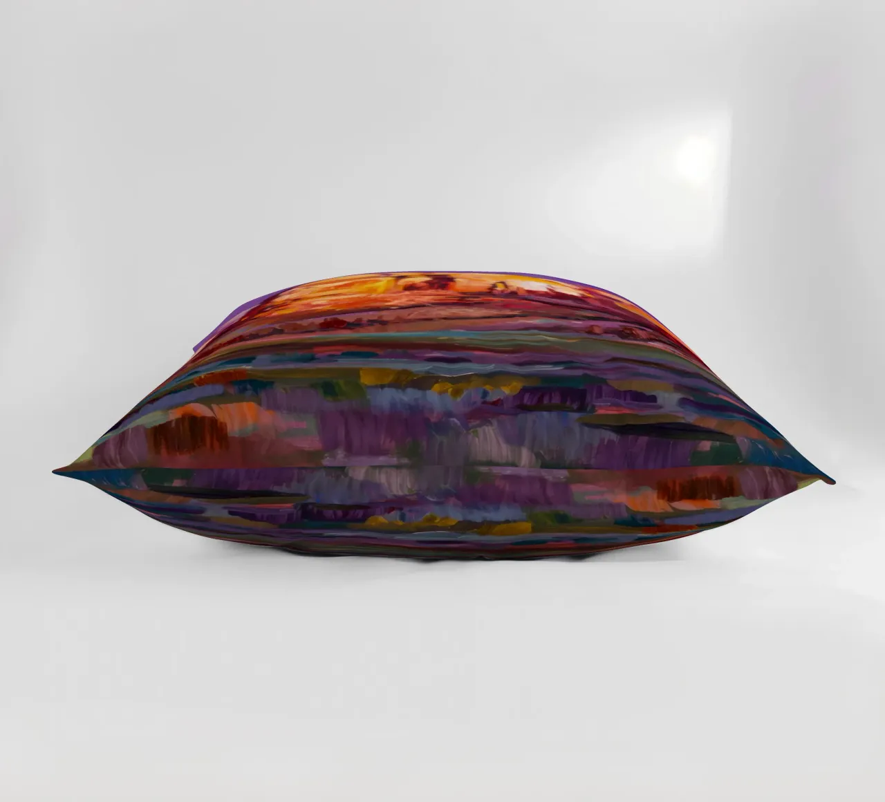 Violette Schlucht-Schatten Kissen von Angkasa Mist