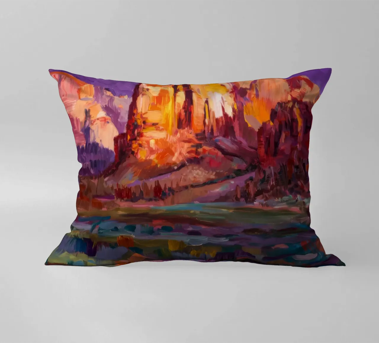 Violet Canyon schaduwen kussen van Angkasa Mist