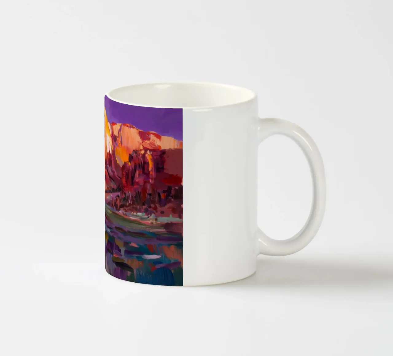 Violet Canyon schaduwen keramische mok van Angkasa Mist