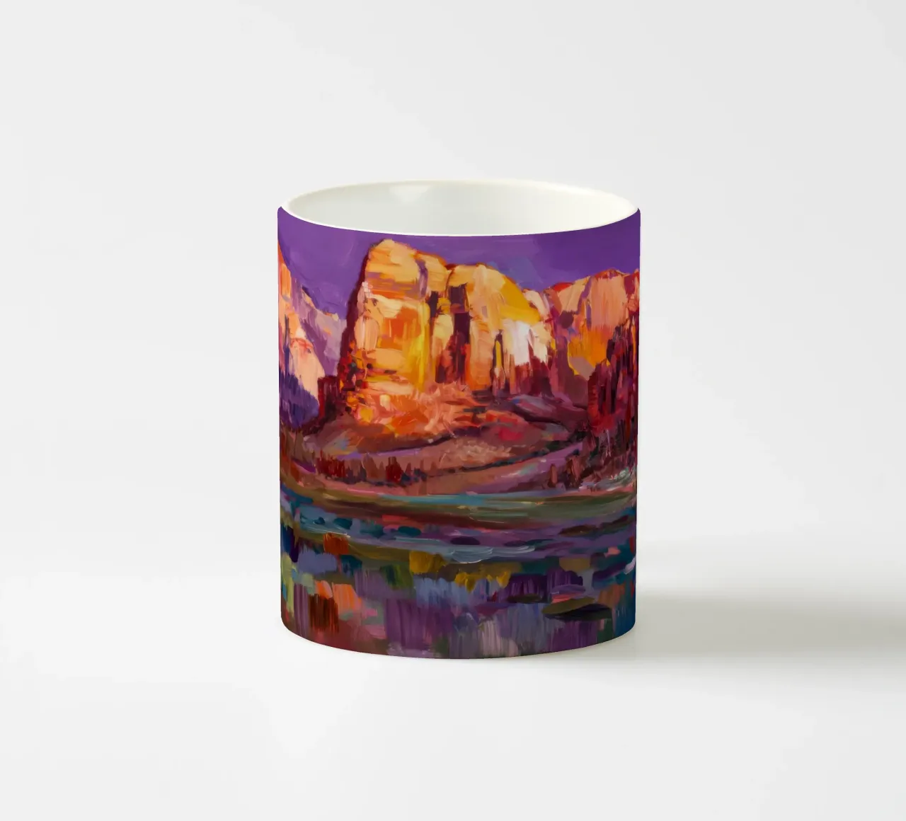 Violet Canyon schaduwen keramische mok van Angkasa Mist