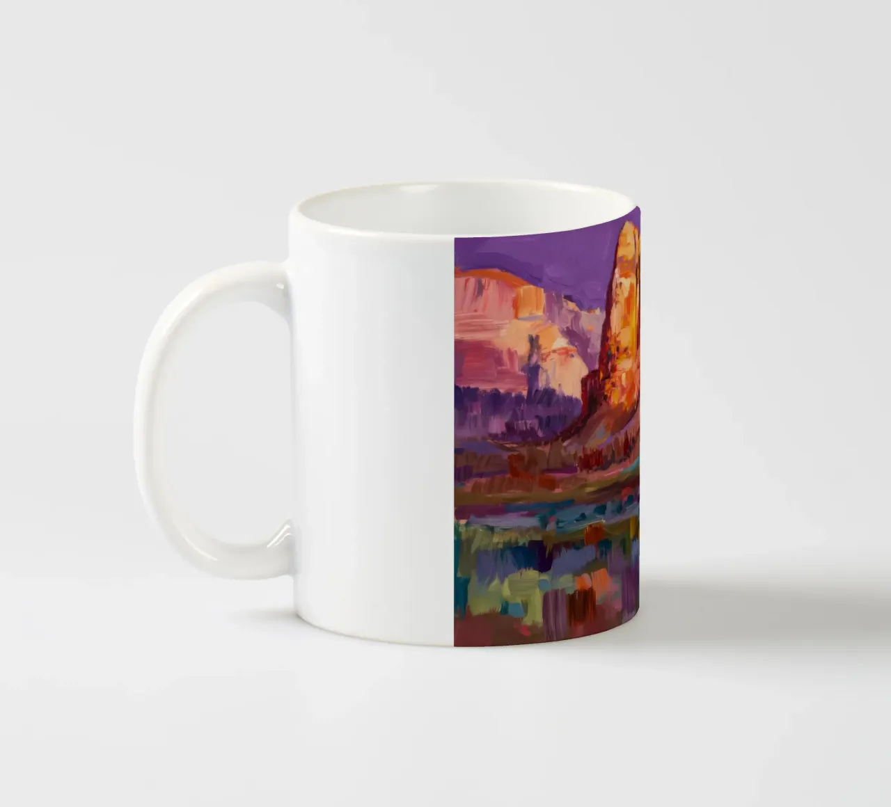 Violet Canyon schaduwen keramische mok van Angkasa Mist