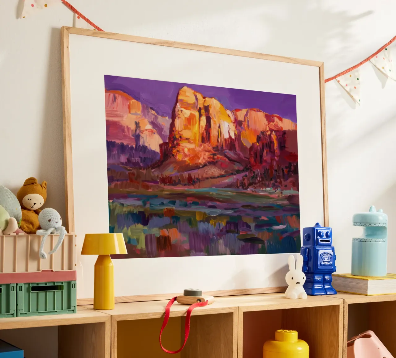 Violet Canyon schaduwen hahnemühle van Angkasa Mist