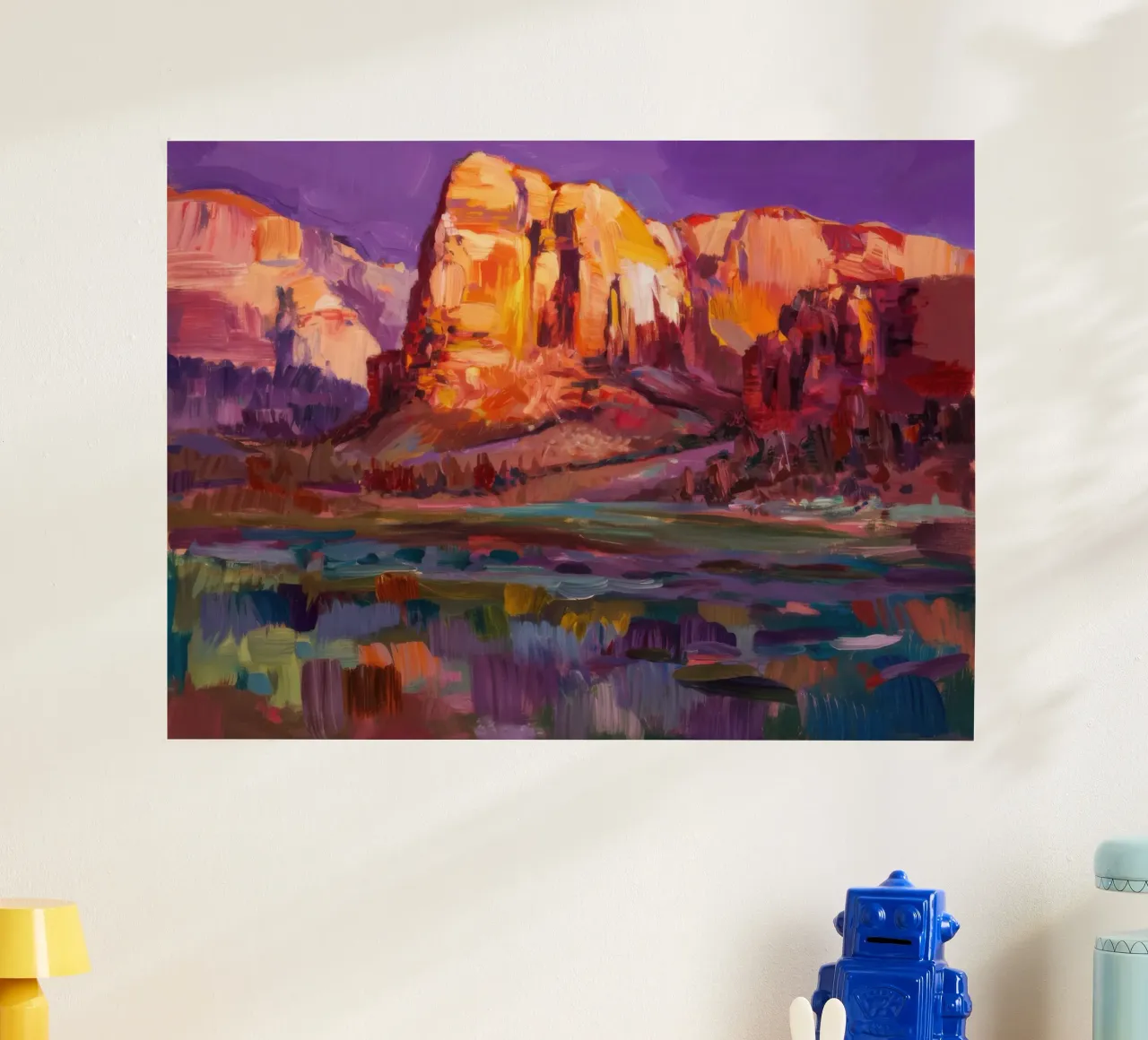 Violet Canyon schaduwen hahnemühle van Angkasa Mist