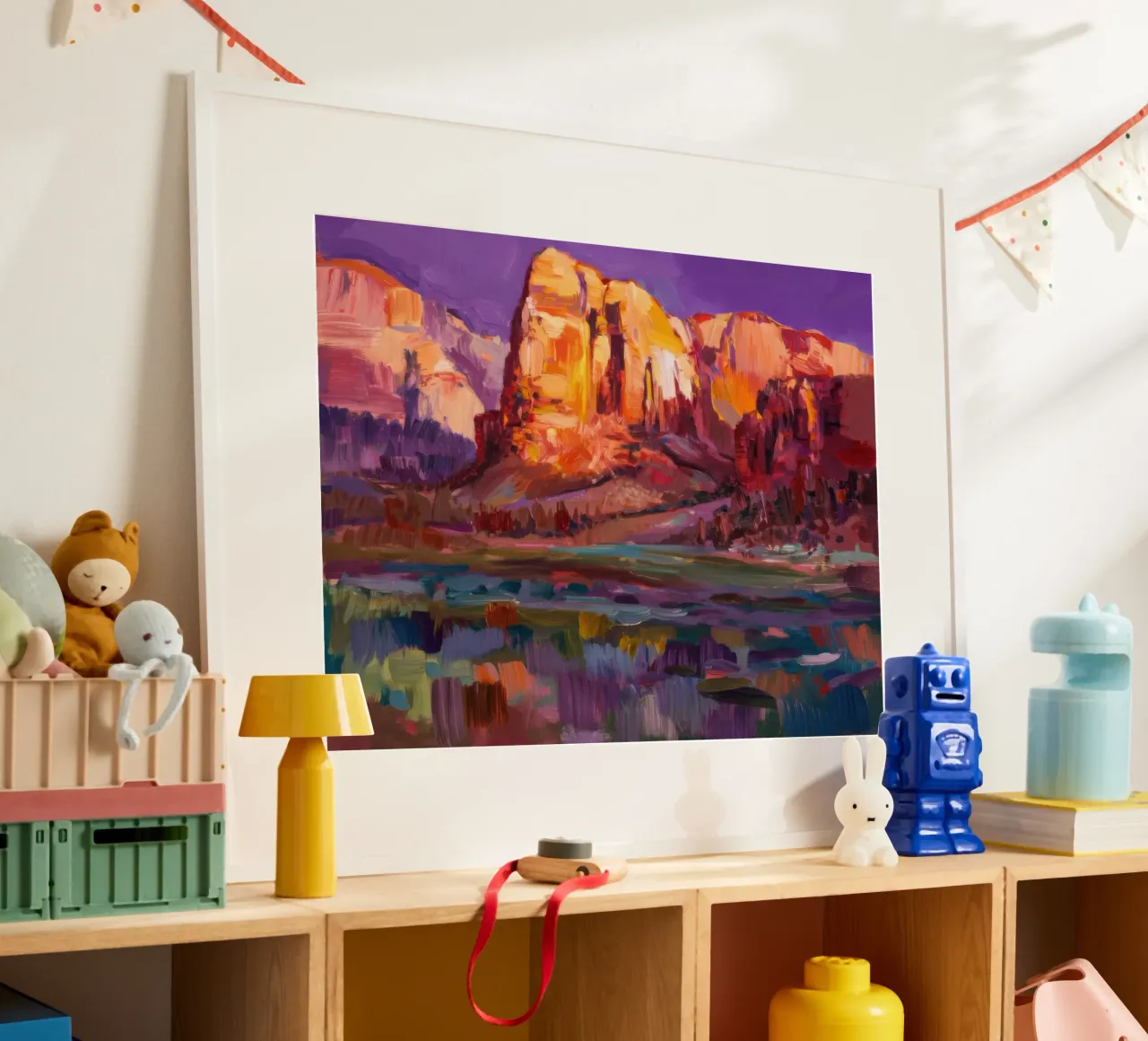 Violet Canyon schaduwen hahnemühle van Angkasa Mist