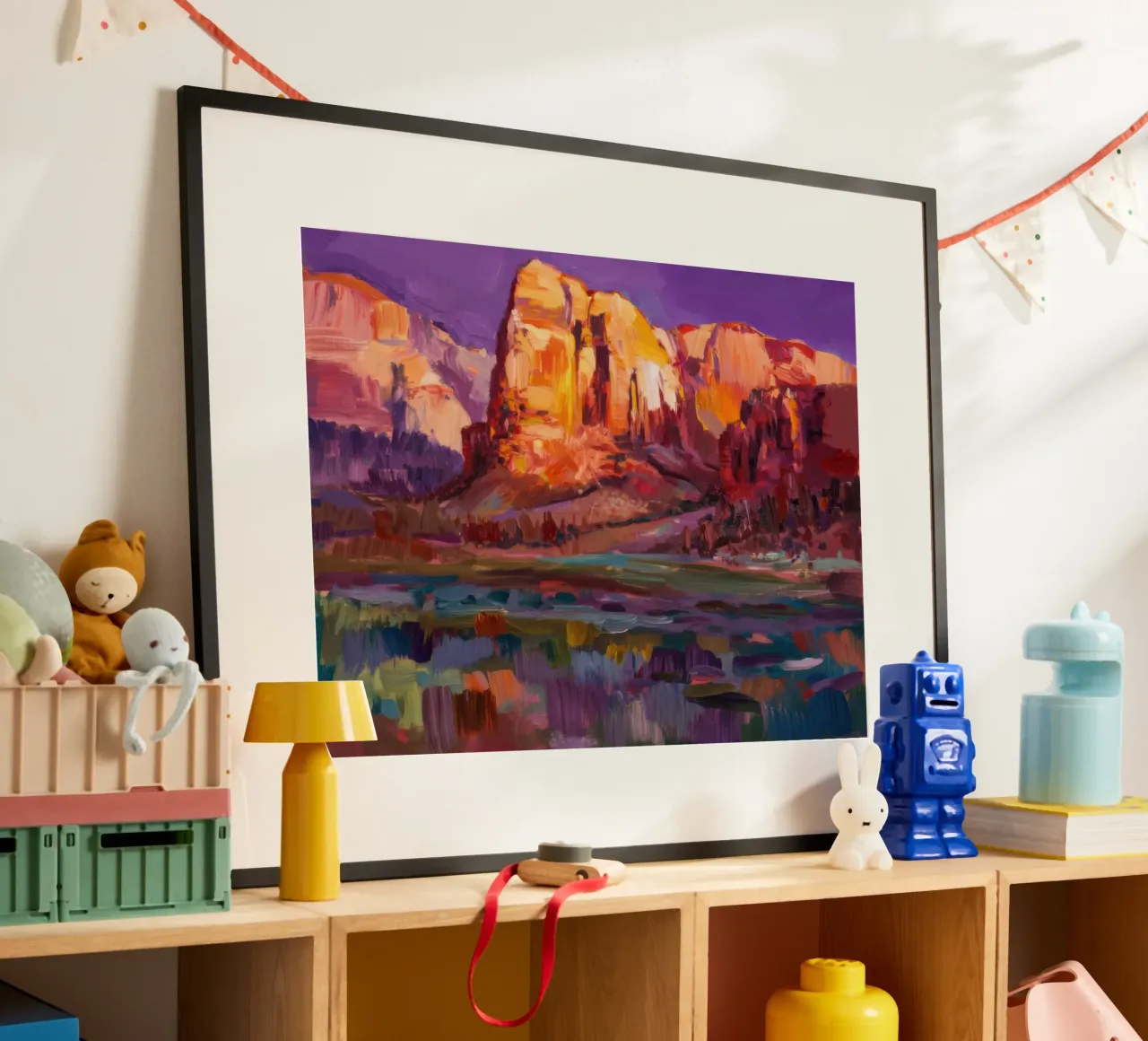 Violet Canyon schaduwen hahnemühle van Angkasa Mist