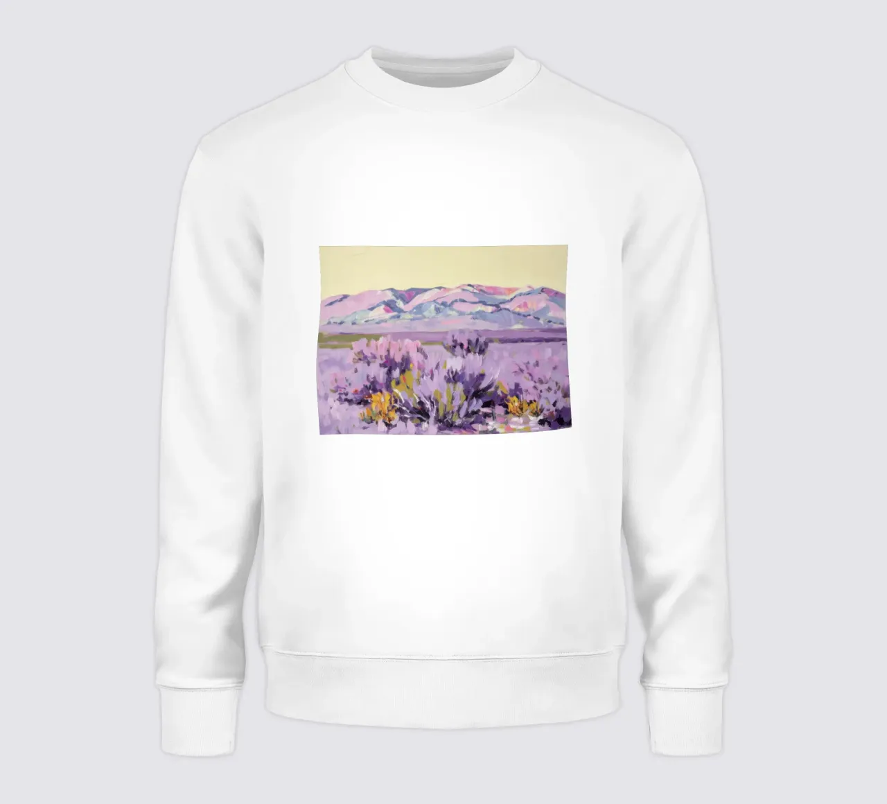 Colline di lavanda color nocciola felpa da Angkasa Mist