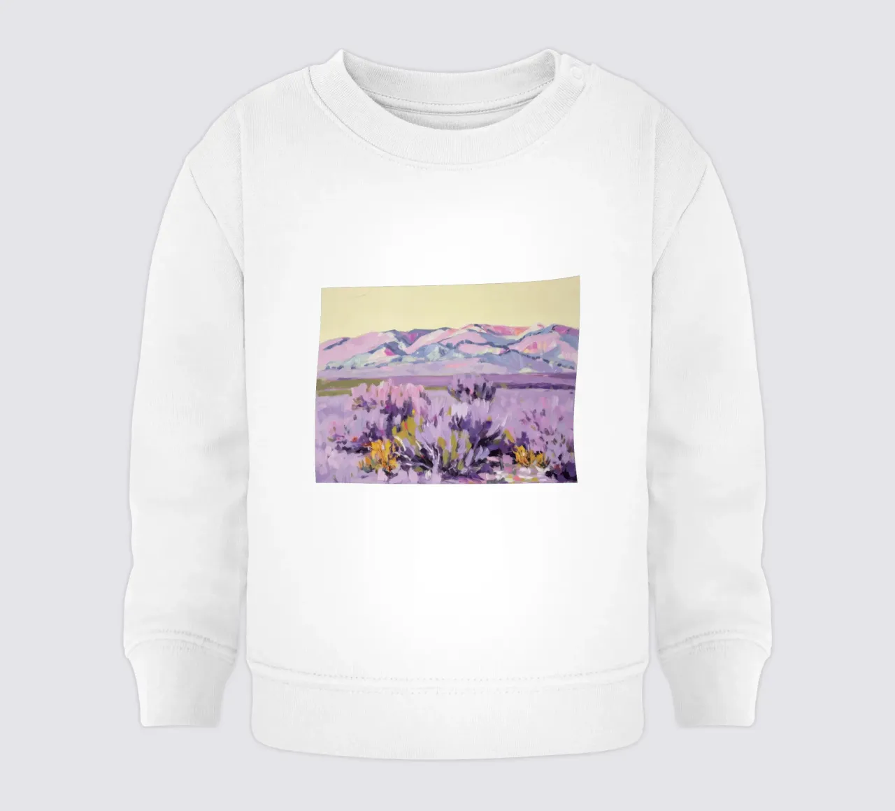 Colline di lavanda color nocciola felpa neonato da Angkasa Mist