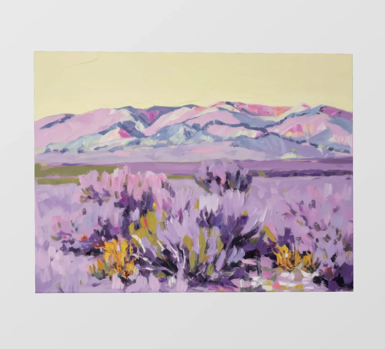 Colline di lavanda color nocciola telo in pvc da Angkasa Mist
