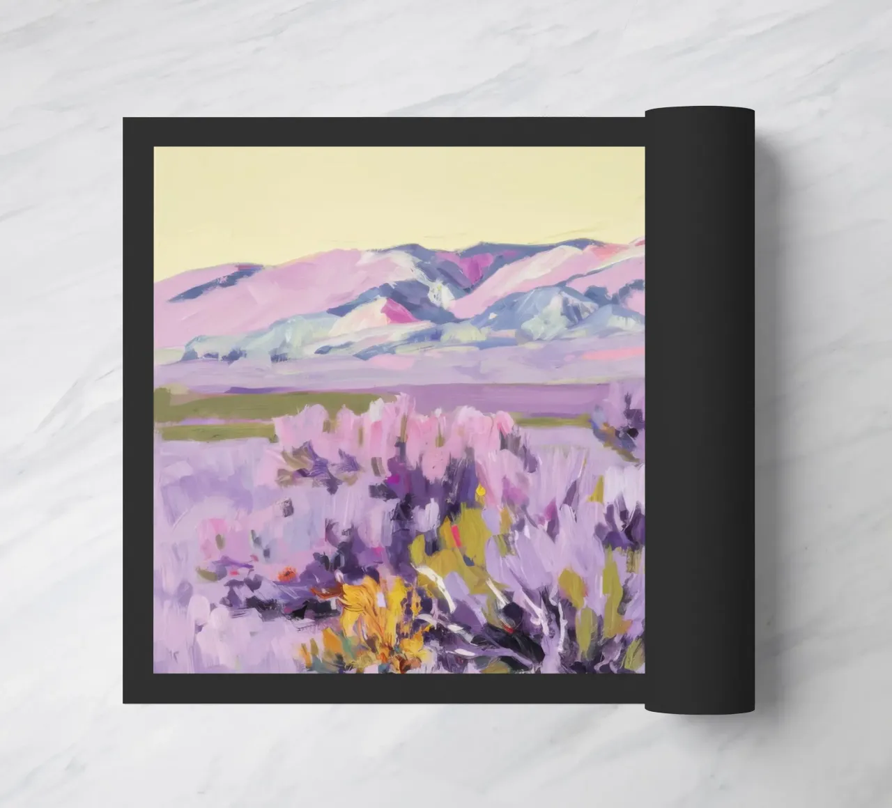 Colline di lavanda color nocciola zerbino da Angkasa Mist