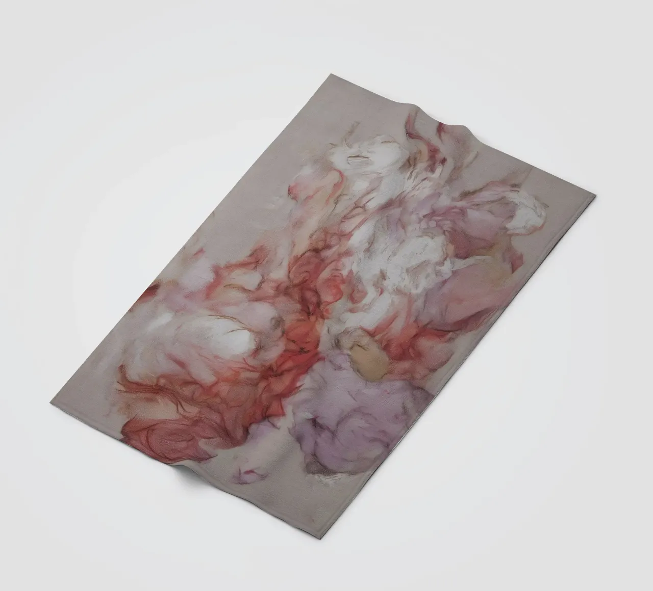 Amore romantico e astratto coperta in pile da Carinaprint