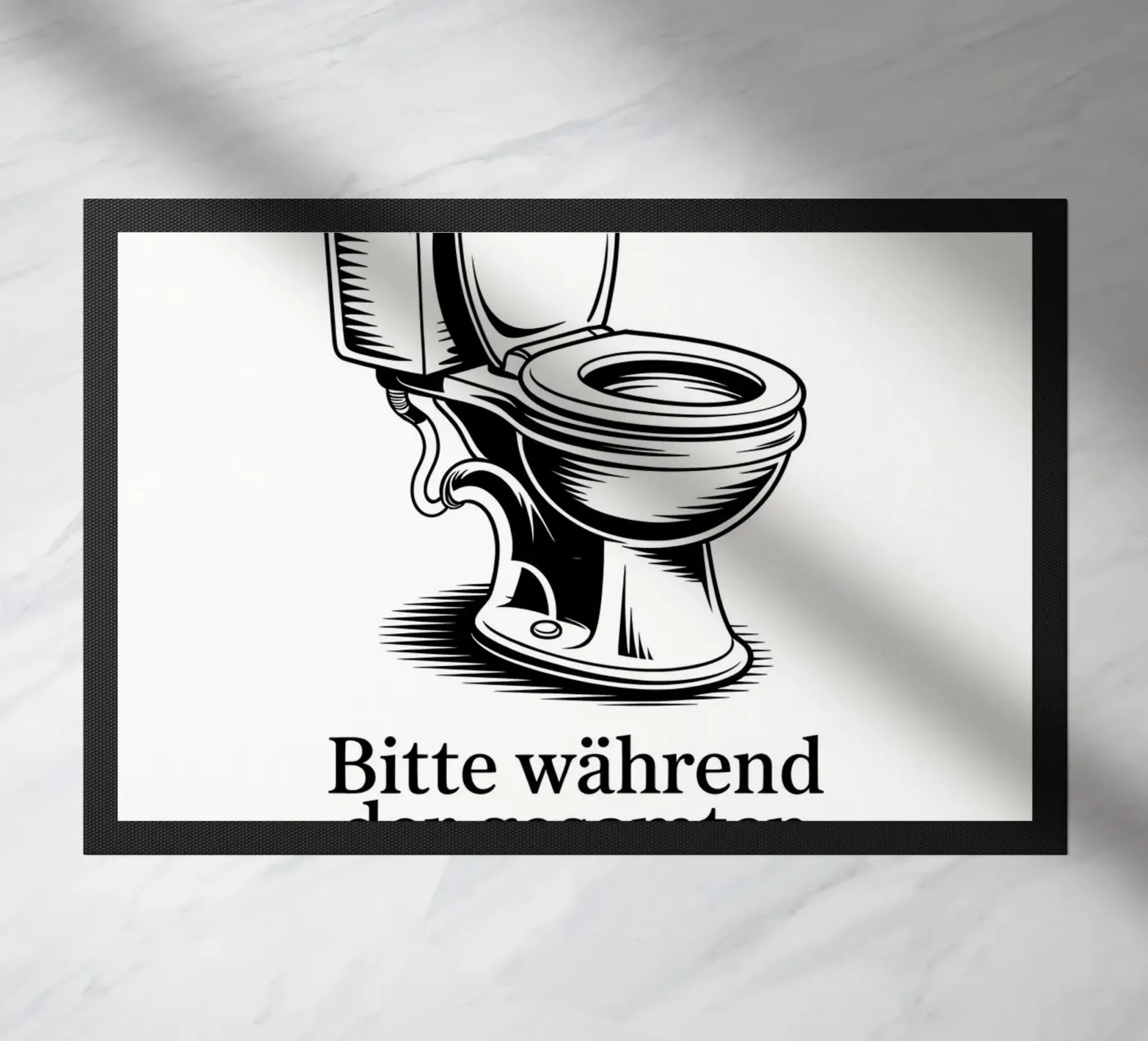 Funny poster doormat by PosterByFly