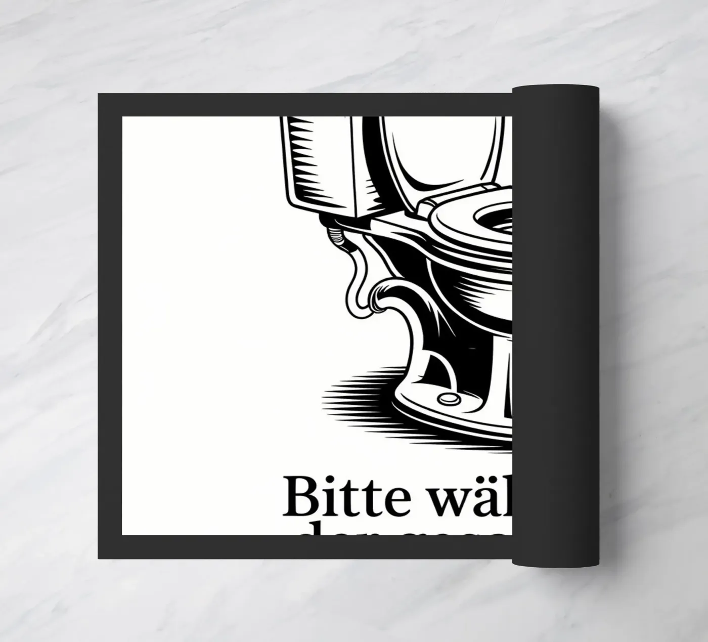 Funny poster doormat by PosterByFly