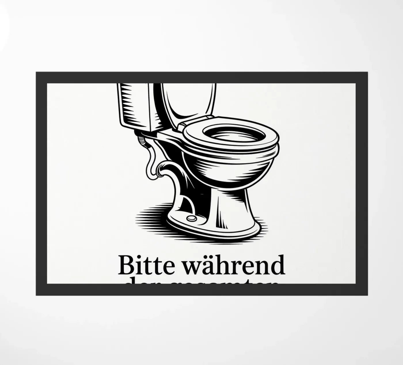 Funny poster doormat by PosterByFly