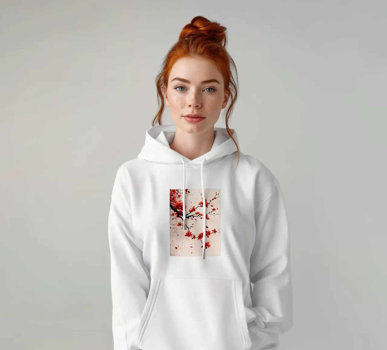 Minimalista felpa con cappuccio da PosterByFly