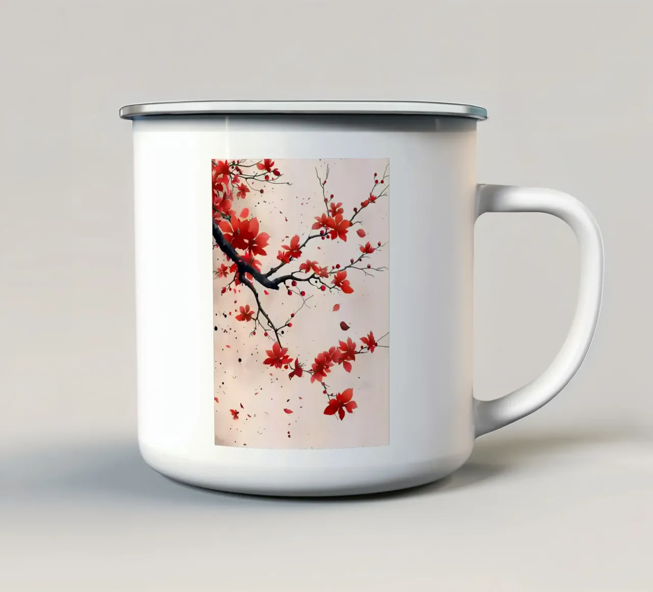 Minimalista tazza in smalto da PosterByFly