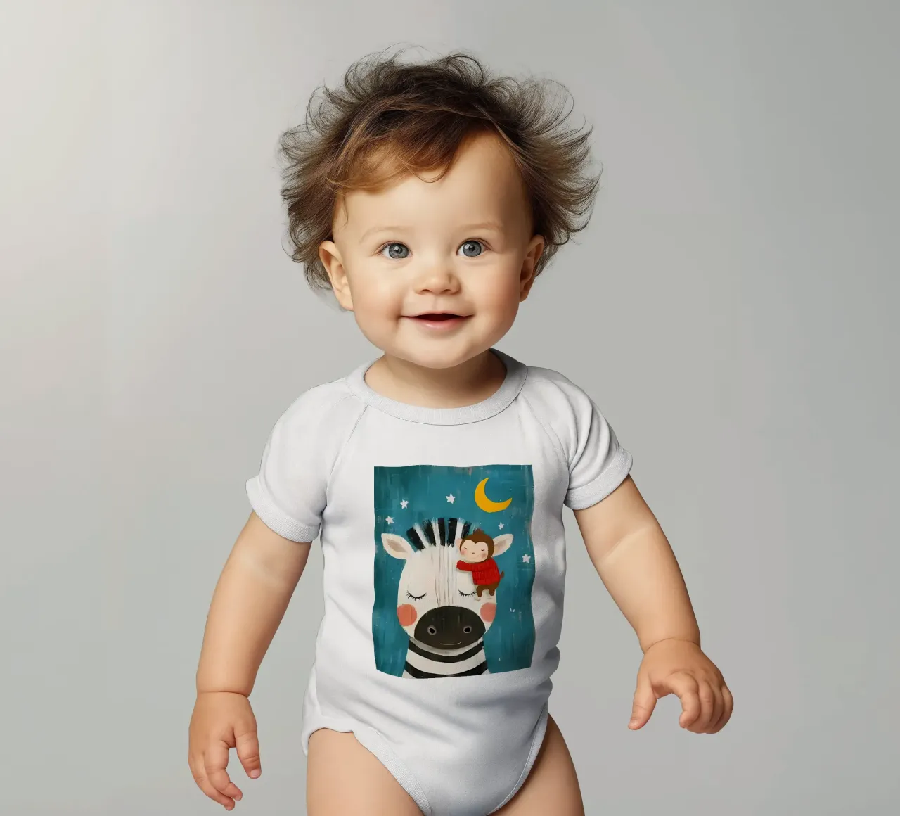 Minimalista body neonato maniche corte da PosterByFly