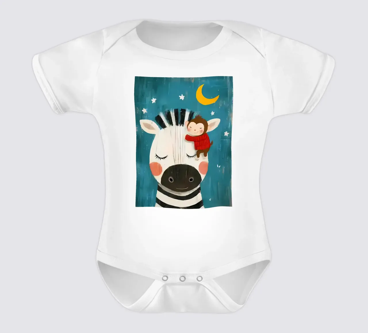 Minimalista body neonato maniche corte da PosterByFly