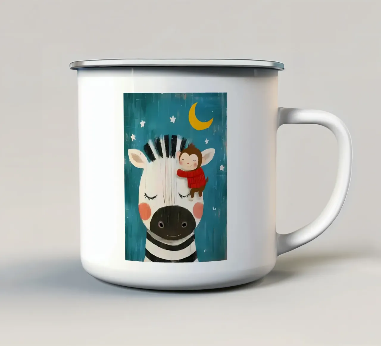 Minimalista tazza in smalto da PosterByFly