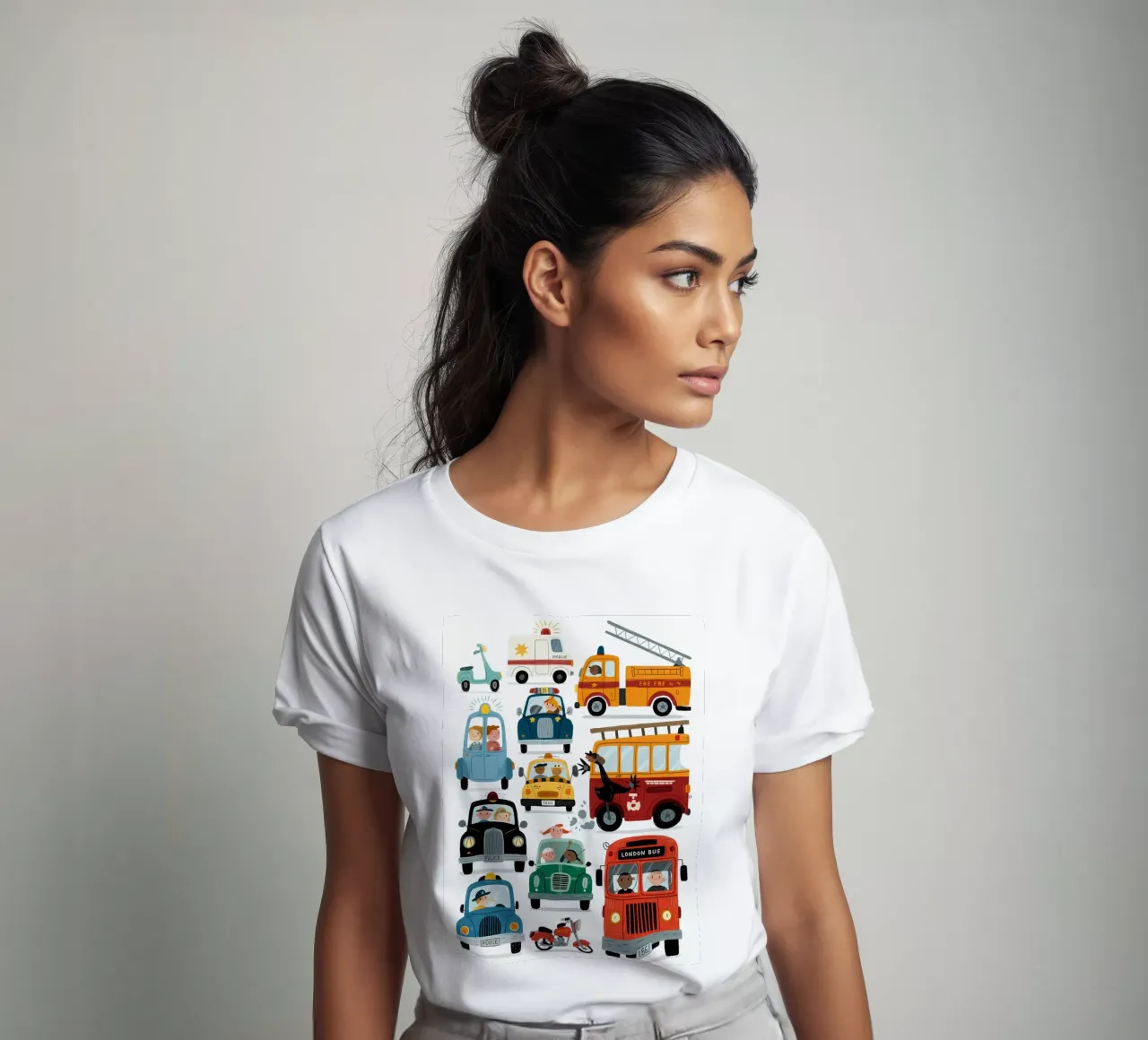 Auto minimalista t-shirt da PosterByFly