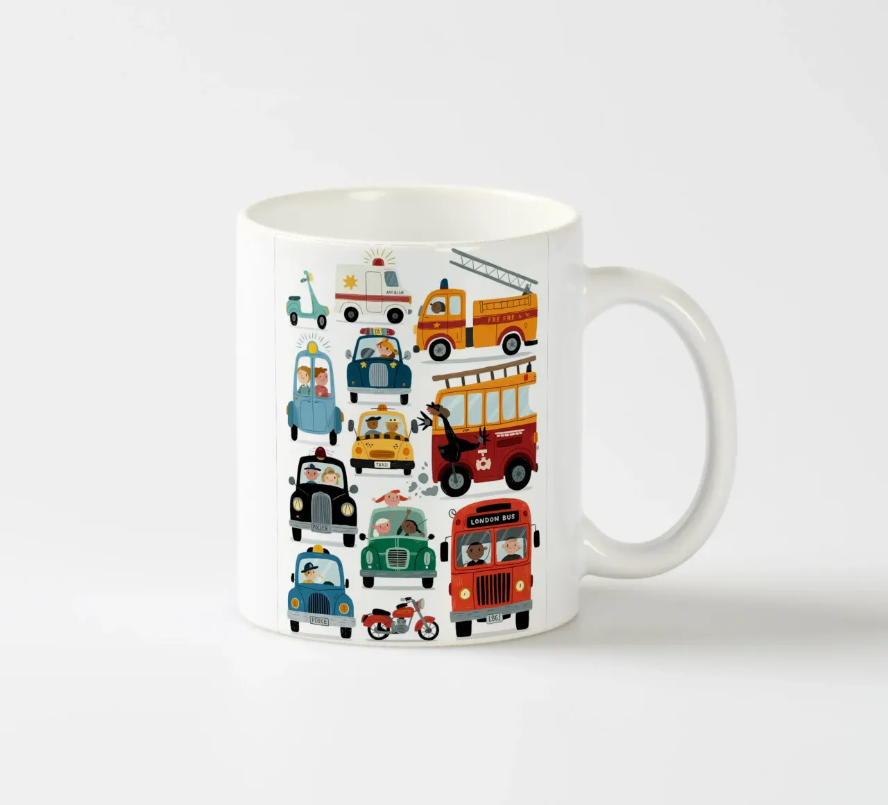 Auto minimalista tazza in ceramica da PosterByFly