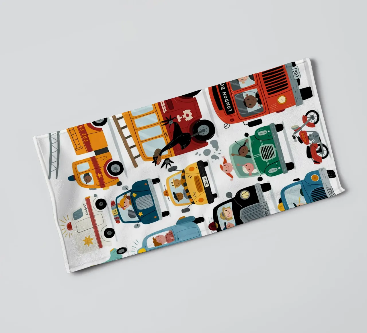 Auto minimalista asciugamano da bagno da PosterByFly