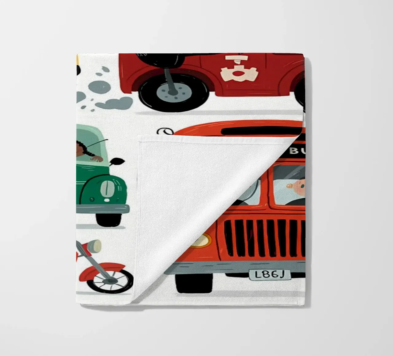 Auto minimalista telo mare da PosterByFly