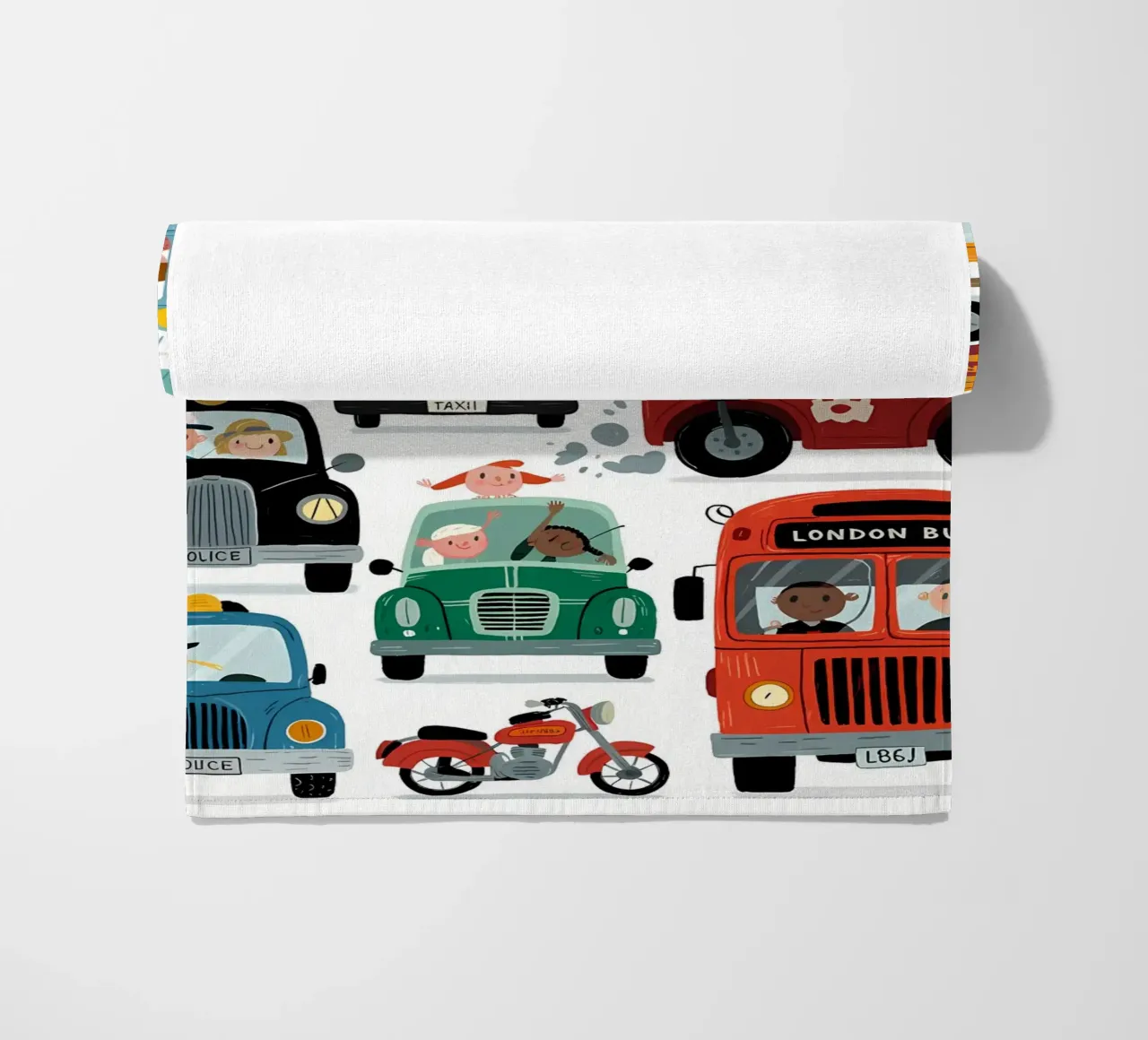 Auto minimalista telo mare da PosterByFly