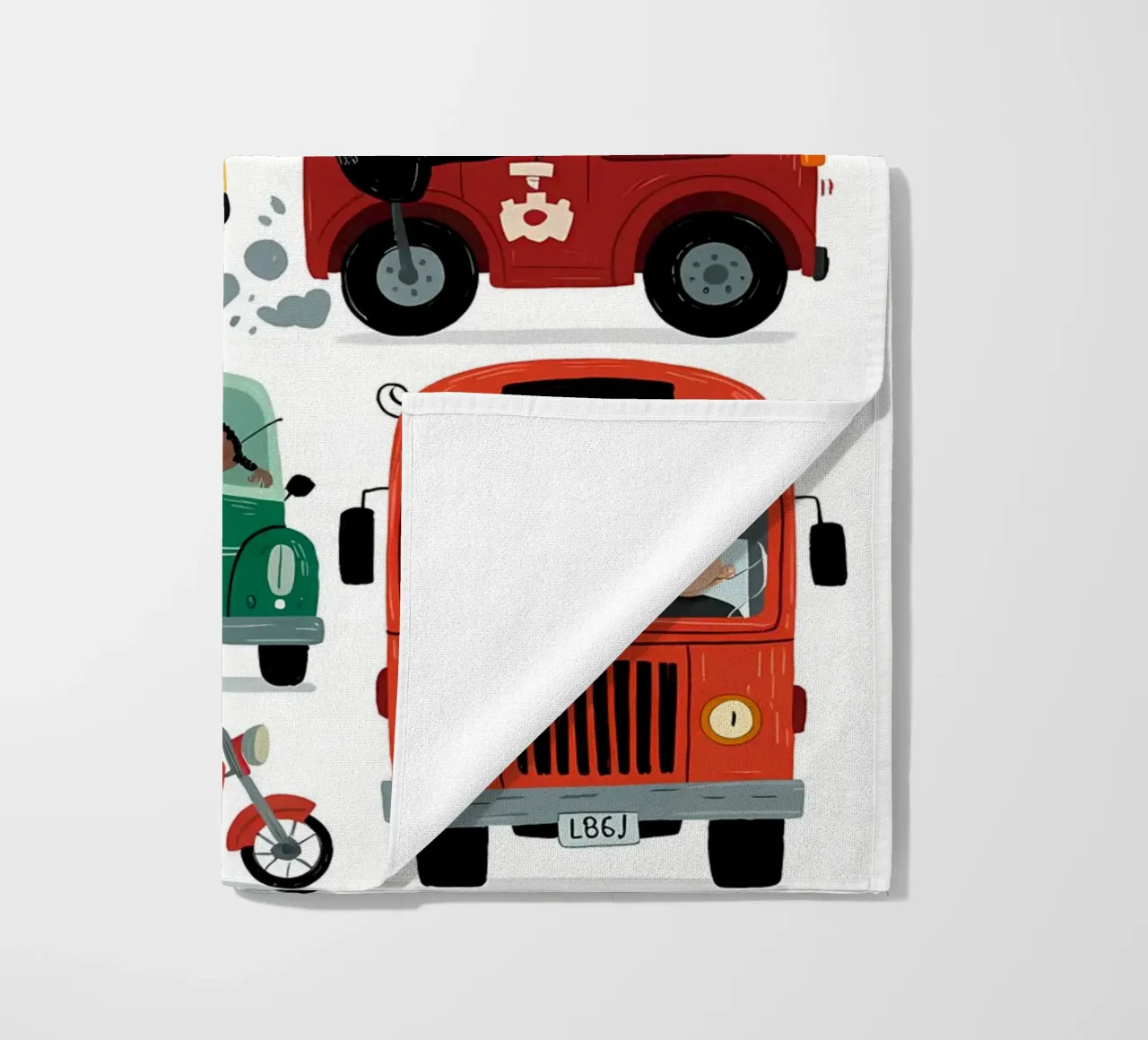 Auto minimalista telo mare da PosterByFly