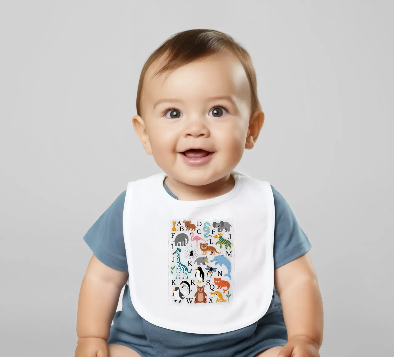 Minimalista per bambini bavaglino da PosterByFly