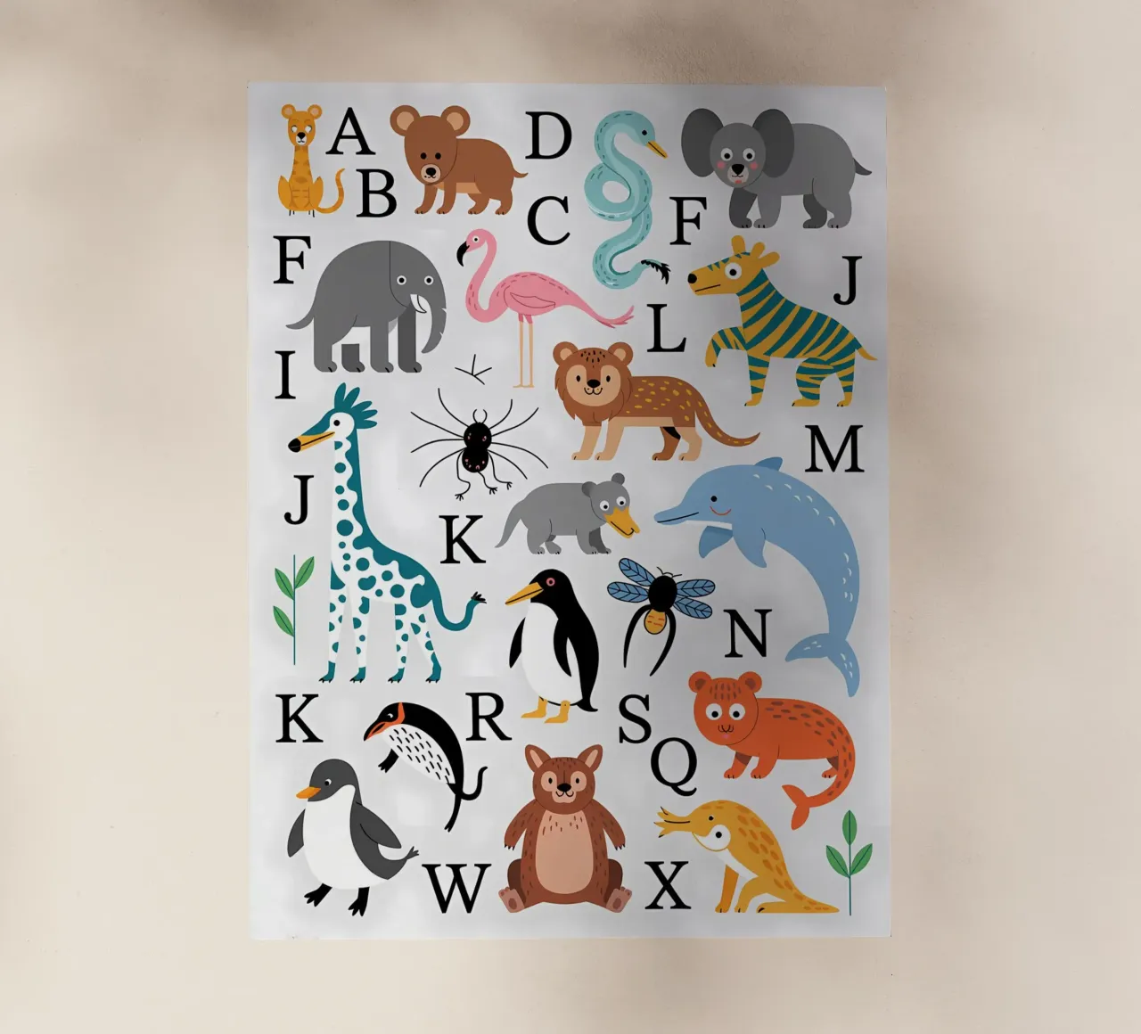 Minimalista per bambini pellicola backlit da PosterByFly