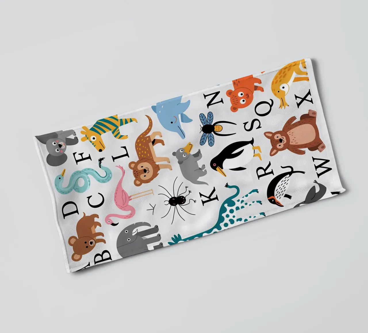 Minimalista per bambini asciugamano da bagno da PosterByFly
