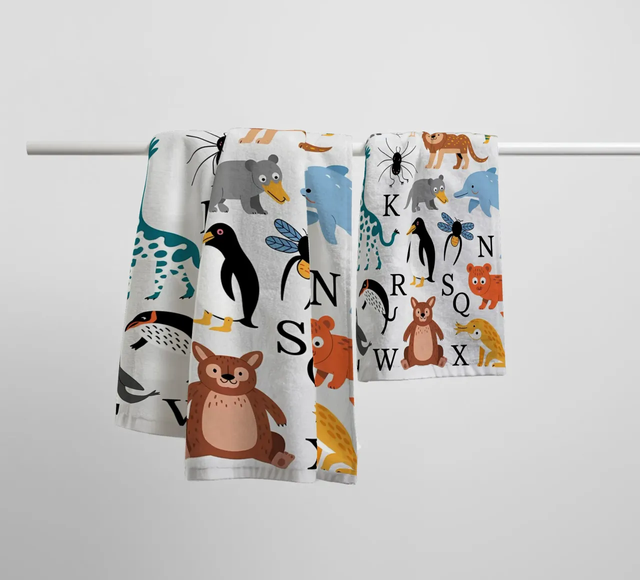Minimalista per bambini asciugamano da bagno da PosterByFly