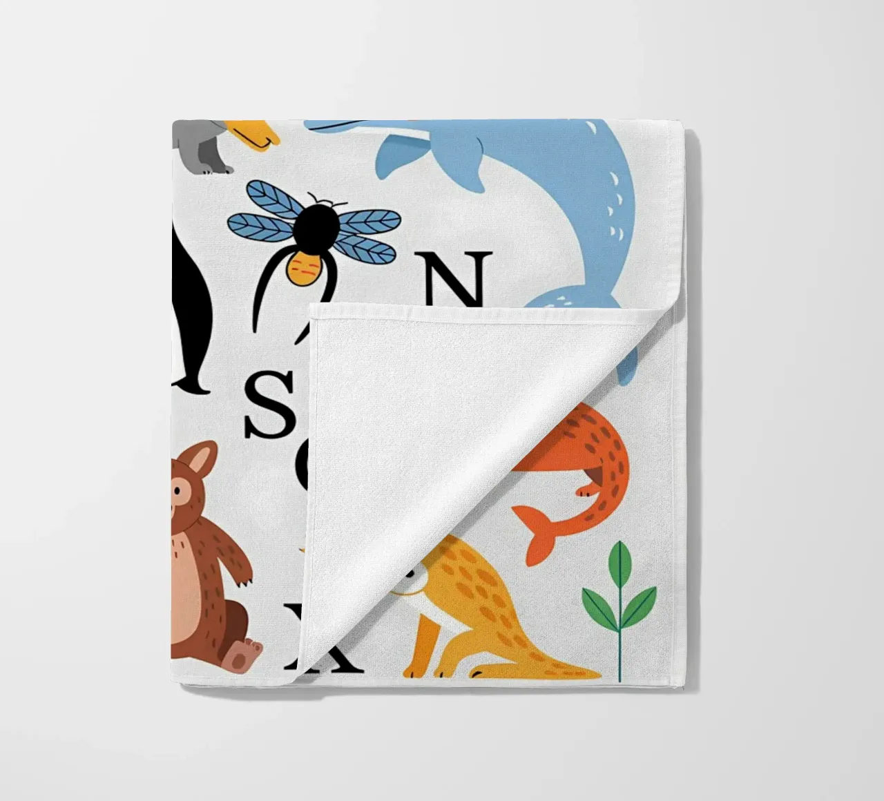 Minimalista per bambini telo mare da PosterByFly