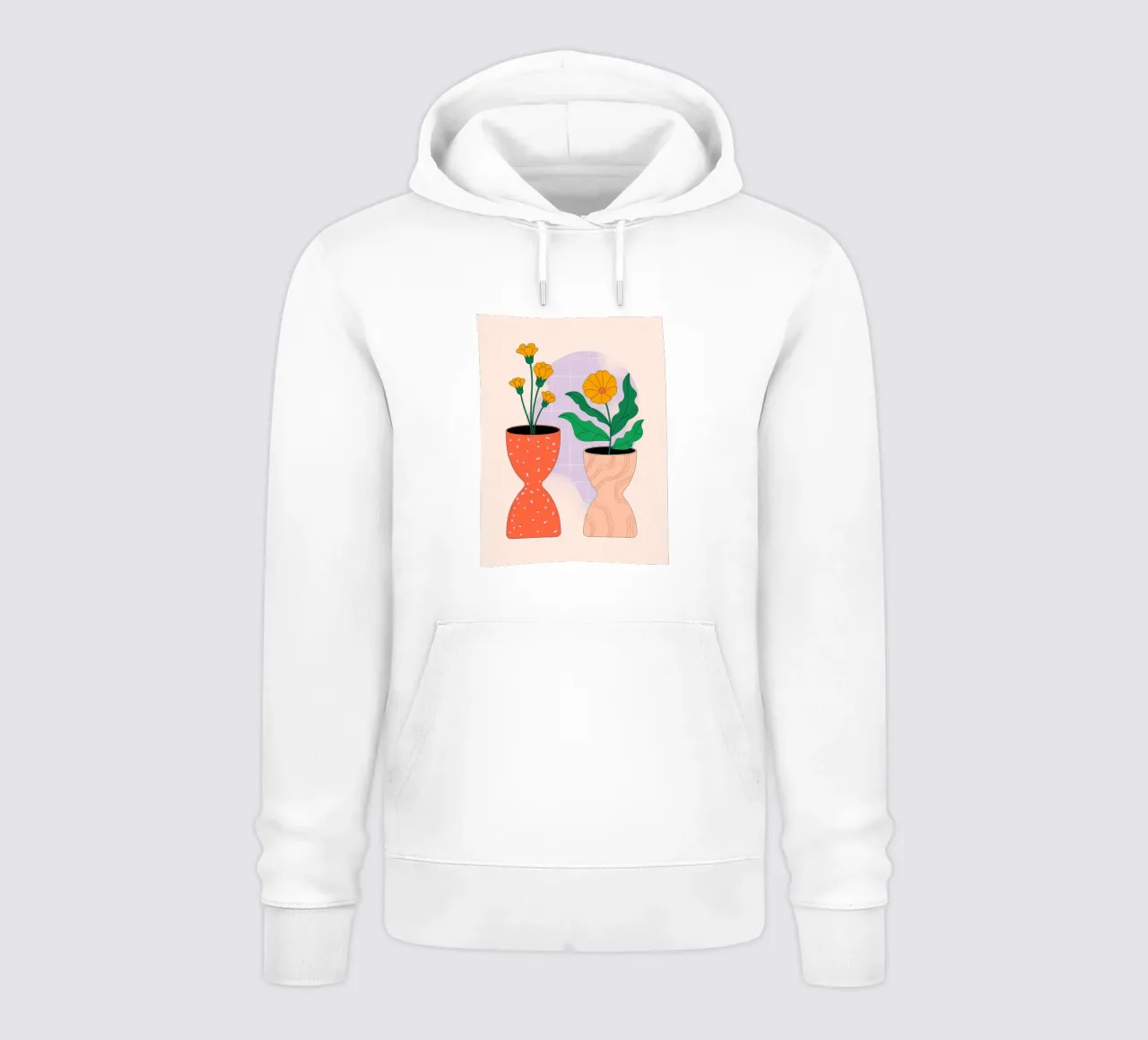 Minimalista felpa con cappuccio da PosterByFly