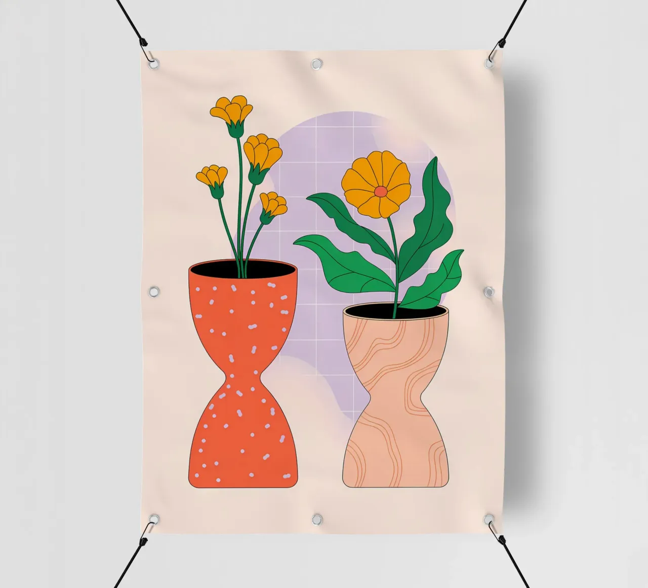 Minimalista telo in pvc da PosterByFly