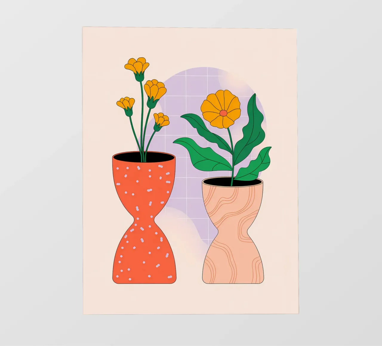 Minimalista telo in pvc da PosterByFly