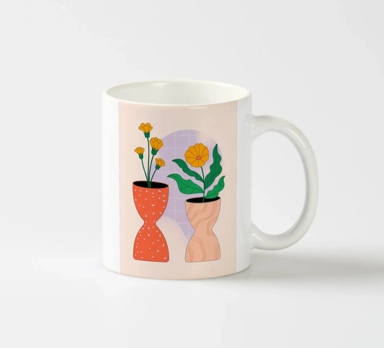 Minimalista tazza in ceramica da PosterByFly
