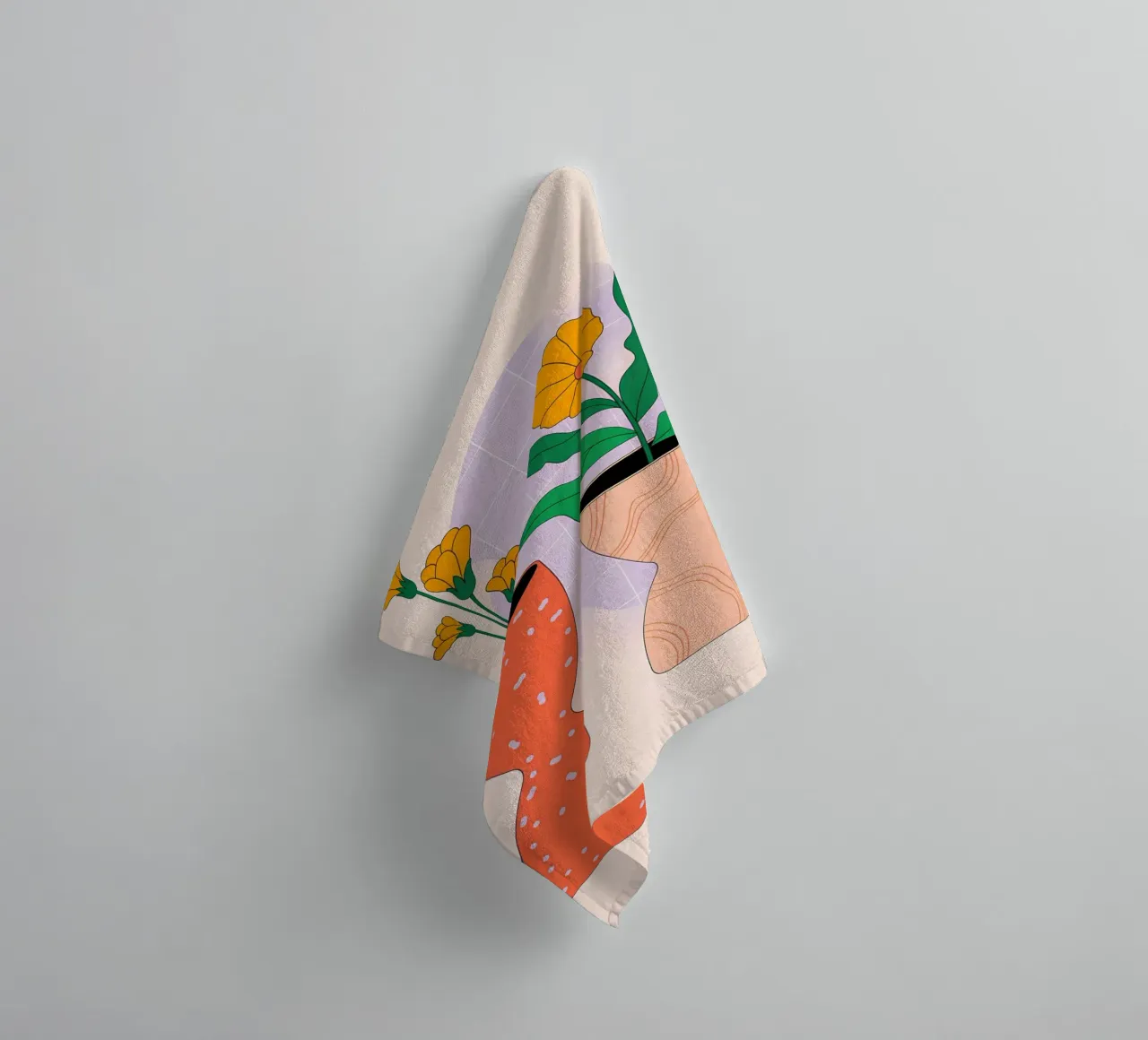 Minimalist towel by PosterByFly