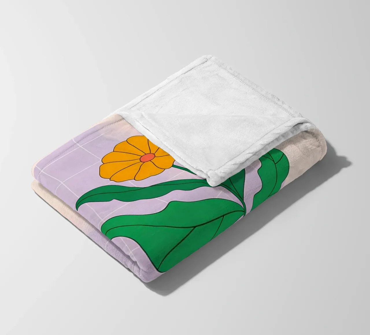 Minimalista coperta in pile da PosterByFly