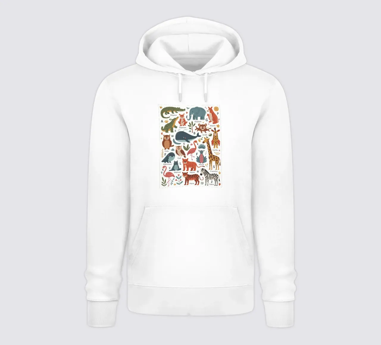 Minimalista felpa con cappuccio da PosterByFly