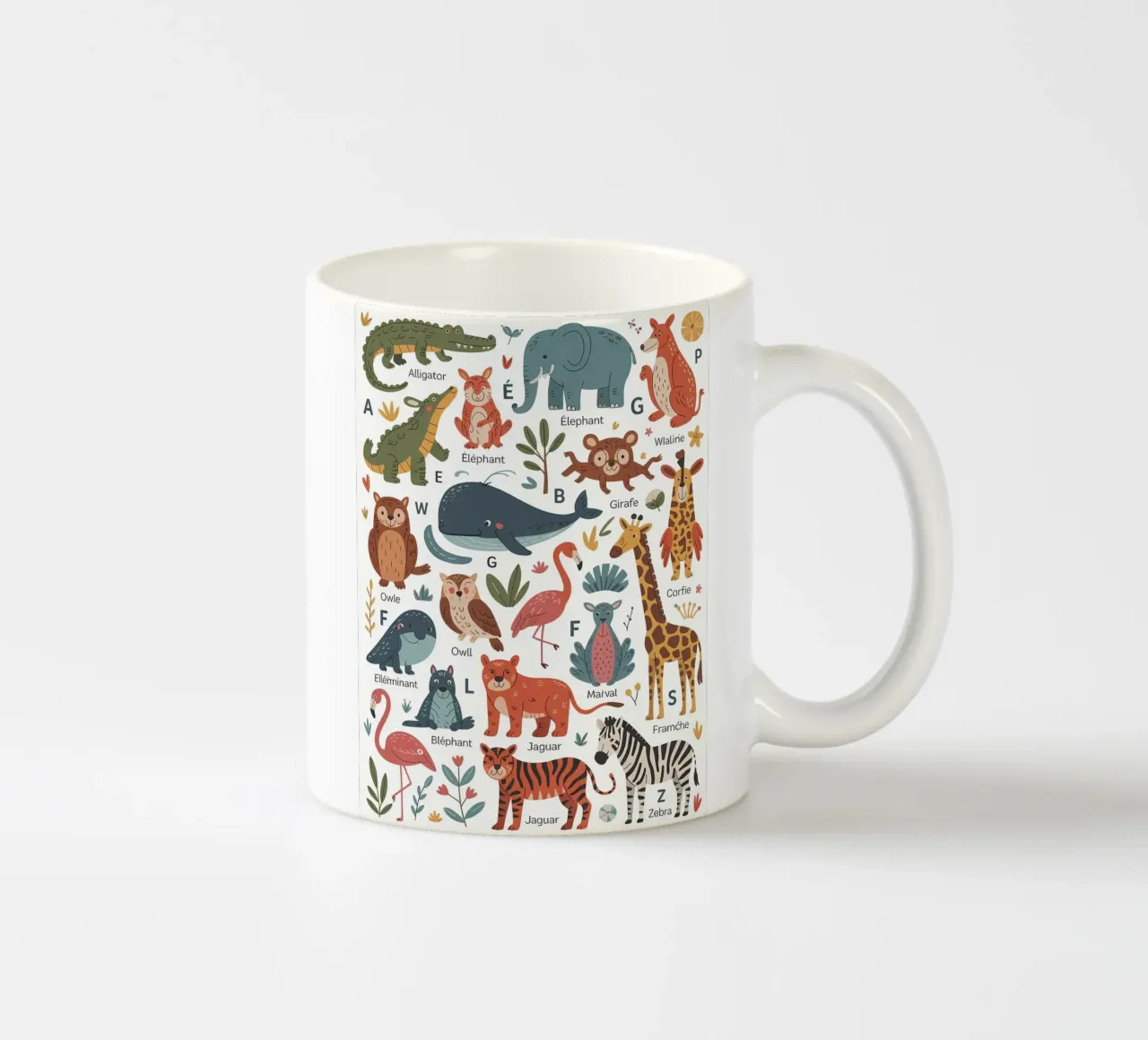 Minimalista tazza in ceramica da PosterByFly